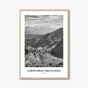 Karpaten kunst aan de muur, Karpaten muur decor, Karpaten poster, Karpaten Home decor, reiscadeau