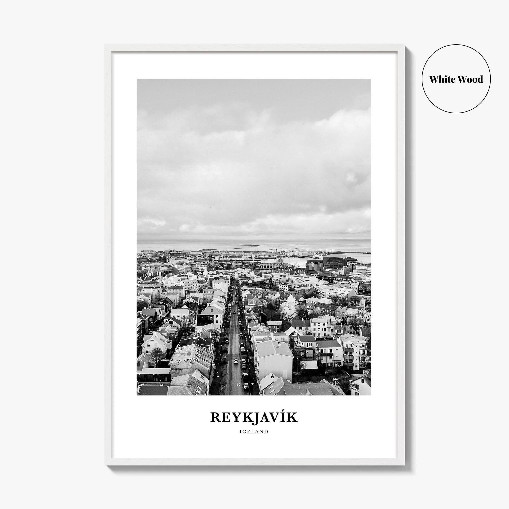 レイキャビク写真プリント：アイスランド旅行ポスター - Etsy 日本