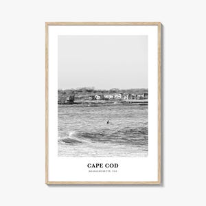 Art mural Cape Cod no 1, décoration murale Cape Cod, affiche Cape Cod, décoration d'intérieur Cape Cod, cadeau de voyage Cape Cod, impression voyage Cape Cod
