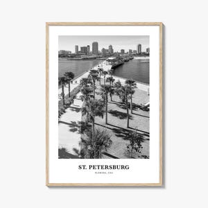 St Petersburg Wall Art Florida No 2, St. Petersburg Wall Decor, St. Petersburg Poster, St. Petersburg Home Decor, St. Petersburg Travel