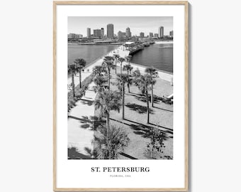 St Petersburg Wall Art Florida No 2, St. Petersburg Wall Decor, St. Petersburg Poster, St. Petersburg Home Decor, St. Petersburg Travel