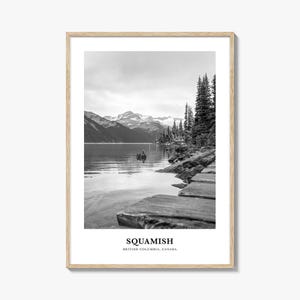 Squamish Wall Art, Squamish Wall Decor, Squamish Poster, Squamish Home Decor, Squamish Travel Gift, Squamish Travel Print