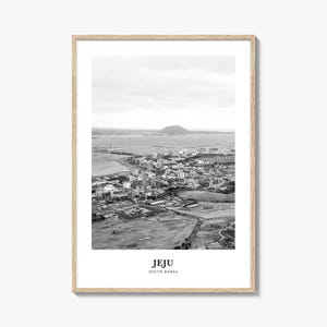 Jeju-stad muurkunst, Jeju-stad muur decor, Jeju-stad poster, Jeju-stad woondecoratie, Jeju-stad reiscadeau, Jeju-stad reisafdruk
