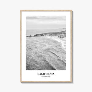 California Wall Art No 6, California Wall Decor, California Poster, California Home Decor, California Travel Gift, California Travel Print