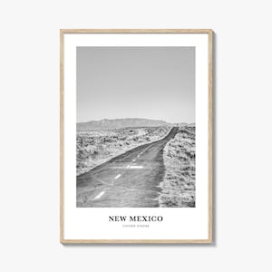 New Mexico Wall Art, New Mexico Wall Decor, New Mexico Poster, New Mexico Home Decor, New Mexico Travel Gift, New Mexico Travel Print