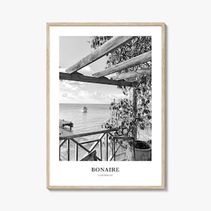 Bonaire Wall Art, Bonaire Wall Decor, Bonaire Poster, Bonaire Home Decor, Bonaire Travel Gift, Bonaire Travel Print
