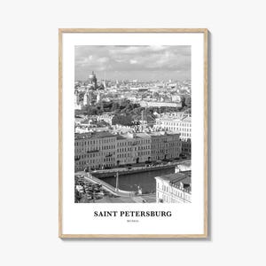 St Petersburg Wall Art Russia, St. Petersburg Wall Decor, St. Petersburg Poster, St. Petersburg Home Decor, St. Petersburg Travel Gift