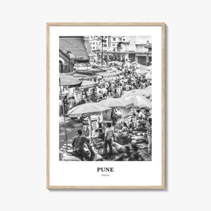 Pune Wall Art, Pune Wall Decor, Pune Poster, Pune Home Decor, Pune Travel Gift, Pune Travel Print