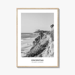 Encinitas Wall Art No 1, Encinitas Wall Decor, Encinitas Poster, Encinitas Home Decor, Encinitas Travel Gift, Encinitas Travel Print