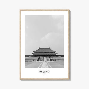 Beijing Wall Art No 2, Beijing Wall Decor, Beijing Poster, Beijing Home Decor, Beijing Travel Gift, Beijing Travel Print