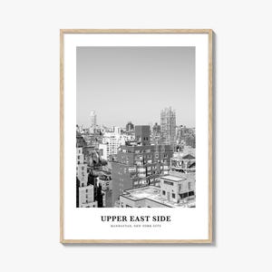 Upper East Side Wall Art, Upper East Side Wall Decor, Upper East Side Poster, Upper East Side Home Decor, Upper East Side Travel Gift