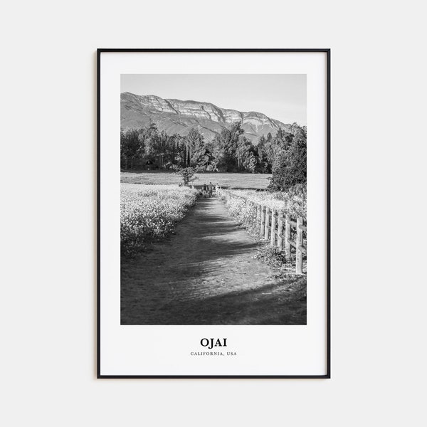 Ojai Wall Art, Ojai Wall Decor, Ojai Poster, Ojai Home Decor, Ojai Travel Gift, Ojai Travel Print