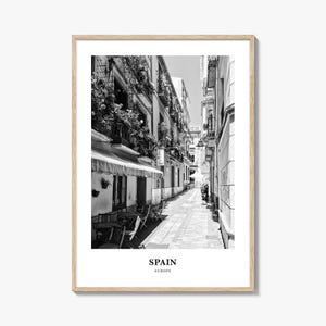 Spain Wall Art No 3, Spain Wall Decor, Spain Poster, Spain Home Decor, Spain Travel Gift, Spain Travel Print