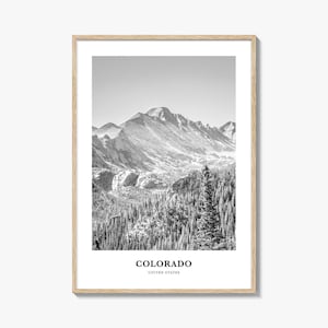 Colorado Wall Art No 1, Colorado Wall Decor, Colorado Poster, Colorado Home Decor, Colorado Travel Gift, Colorado Travel Print