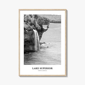 Lake Superior Wall Art, Lake Superior Wall Decor, Lake Superior Poster, Lake Superior Home Decor, Lake Superior Travel Gift, Lake Superior