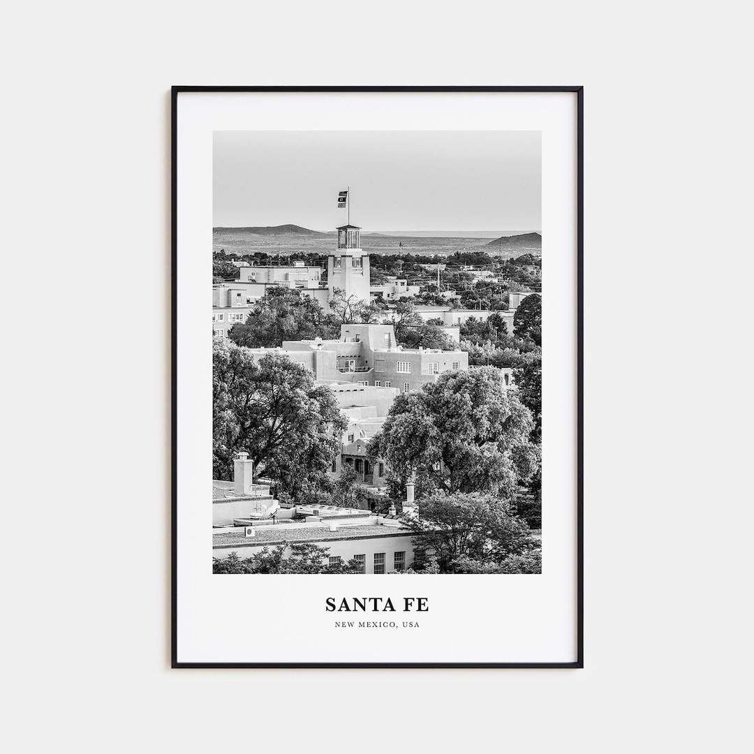 Santa Fe Wall Art Santa Fe Wall Decor Santa Fe Poster Santa Etsy