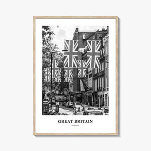 Great Britain Wall Art, Great Britain Wall Decor, Great Britain Poster, Great Britain Home Decor, Great Britain Travel Gift, Great Britain