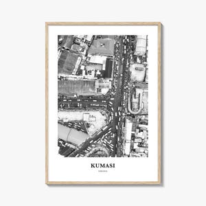 Kumasi Wall Art, Kumasi Wall Decor, Kumasi Poster, Kumasi Home Decor, Kumasi Travel Gift, Kumasi Travel Print