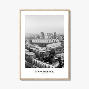 Manchester Wall Art England No 2, Manchester Wall Decor, Manchester Poster, Manchester Home Decor, Manchester Travel Gift, Manchester Travel