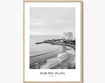 Mar del Plata Photography Print: Argentina Travel Poster