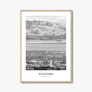 Stanford Wall Art, Stanford Wall Decor, Stanford Poster, Stanford Home Decor, Stanford Travel Gift, Stanford Travel Print