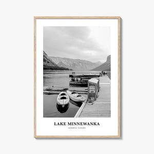Lake Minnewanka Wall Art, Lake Minnewanka Wall Decor, Lake Minnewanka Poster, Lake Minnewanka Home Decor, Lake Minnewanka Travel Gift