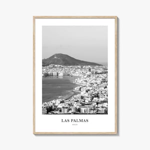 Las Palmas Wall Art, Las Palmas Wall Decor, Las Palmas Poster, Las Palmas Home Decor, Las Palmas Travel Gift, Las Palmas Travel Print