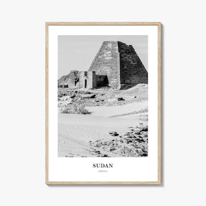 Sudan Wall Art, Sudan Wall Decor, Sudan Poster, Sudan Home Decor, Sudan Travel Gift, Sudan Travel Print