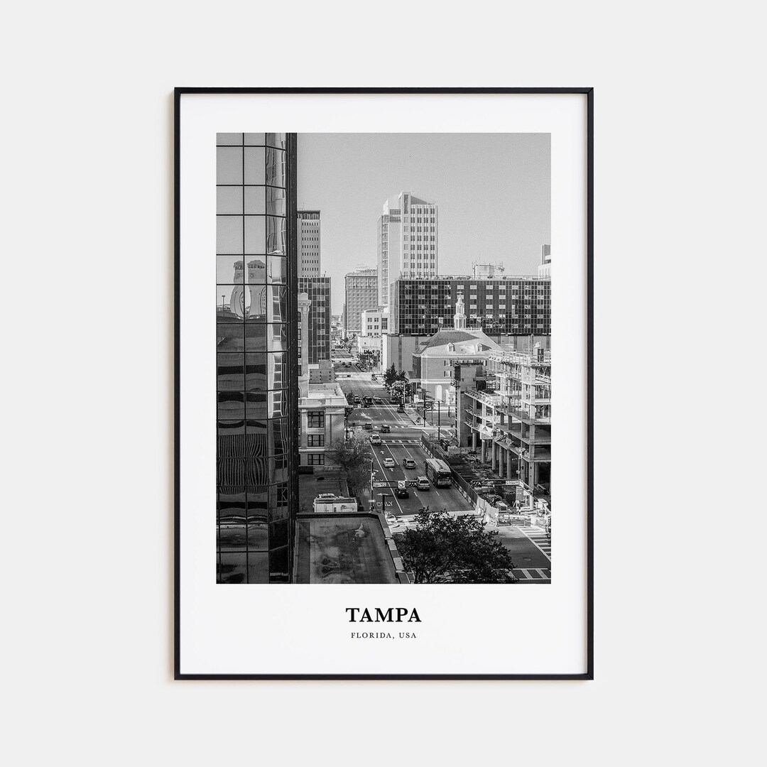 Tampa Wandkunst Nr. 2, Tampa Wanddekor, Tampa Poster, Tampa Home Decor