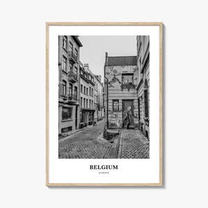 Belgium Wall Art No 3, Belgium Wall Decor, Belgium Poster, Belgium Home Decor, Belgium Travel Gift, Belgium Travel Print
