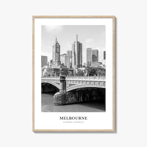 Melbourne Wall Art Australia No 1, Melbourne Wall Decor, Melbourne Poster, Melbourne Home Decor, Melbourne Travel Gift, Melbourne Travel