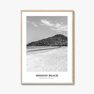 Mission Beach Queensland Photo Print: Coastal Travel Poster