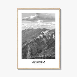 Venezuela Wall Art, Venezuela Wall Decor, Venezuela Poster, Venezuela Home Decor, Venezuela Travel Gift, Venezuela Travel Print