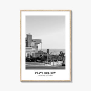 Arte de la pared de Playa Del Rey, decoración de la pared de Playa Del Rey, cartel de Playa Del Rey, decoración del hogar de Playa Del Rey, regalo de viaje de Playa Del Rey, impresión de viaje