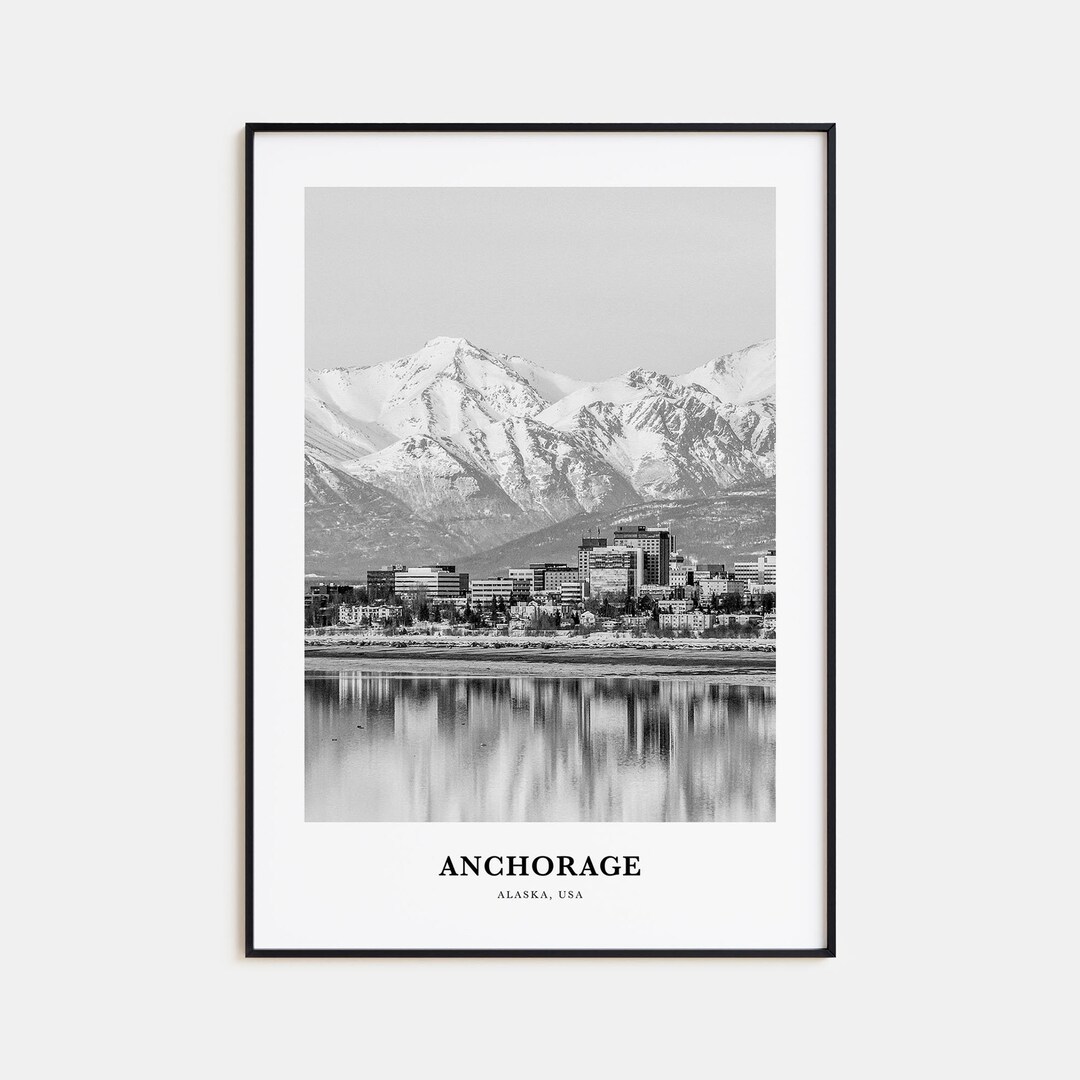 Anchorage Wall Art, Anchorage Wall Decor, Anchorage Poster, Anchorage
