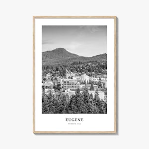 Eugene Wall Art, Eugene Wall Decor, Eugene Poster, Eugene Home Decor, Eugene Travel Gift, Eugene Travel Print