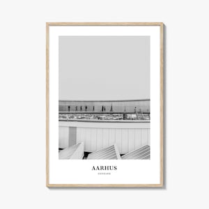 Aarhus Wall Art No 1, Aarhus Wanddekor, Aarhus Poster, Aarhus Wohnkultur, Aarhus Reisegeschenk, Aarhus Reisedruck