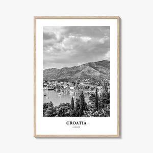 Croatia Wall Art, Croatia Wall Decor, Croatia Poster, Croatia Home Decor, Croatia Travel Gift, Croatia Travel Print