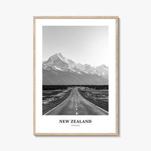 New Zealand Wall Art No 3, New Zealand Wall Decor, New Zealand Poster, New Zealand Home Decor, New Zealand Travel Gift, New Zealand Travel