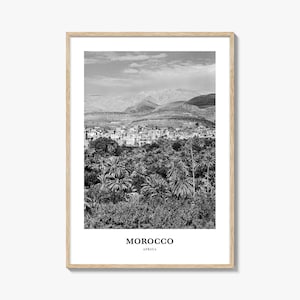 Morocco Wall Art, Morocco Wall Decor, Morocco Poster, Morocco Home Decor, Morocco Travel Gift, Morocco Travel Print