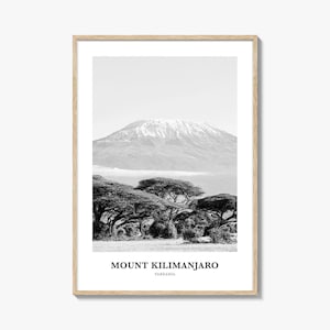 Mount Kilimanjaro Wall Art, Mount Kilimanjaro Wall Decor, Mount Kilimanjaro Poster, Mount Kilimanjaro Home Decor, Mount Kilimanjaro Travel