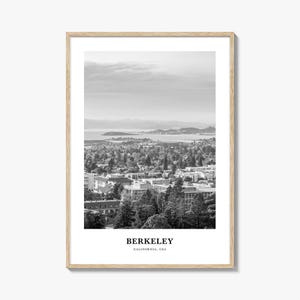 Berkeley kunst aan de muur, Berkeley wanddecoratie, Berkeley poster, Berkeley woondecoratie, Berkeley reiscadeau, Berkeley reisafdruk