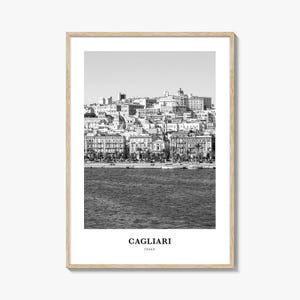 Cagliari Wall Art No 1, Cagliari Wall Decor, Cagliari Poster, Cagliari Home Decor, Cagliari Travel Gift, Cagliari Travel Print