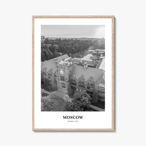 Moscow Wall Art Idaho, Moscow Wall Decor, Moscow Poster, Moscow Home Decor, Moscow Travel Gift, Moscow Travel Print