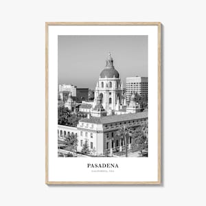 Pasadena Wall Art, Pasadena Wall Decor, Pasadena Poster, Pasadena Home Decor, Pasadena Travel Gift, Pasadena Travel Print