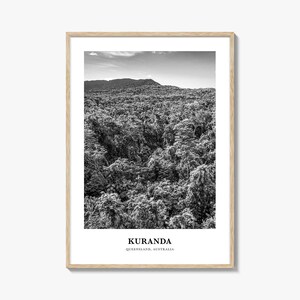 Poster di viaggio di Kuranda: stampa fotografica del Queensland