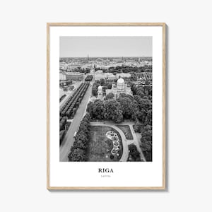 Riga Wall Art, Riga Wall Decor, Riga Poster, Riga Home Decor, Riga Travel Gift, Riga Travel Print