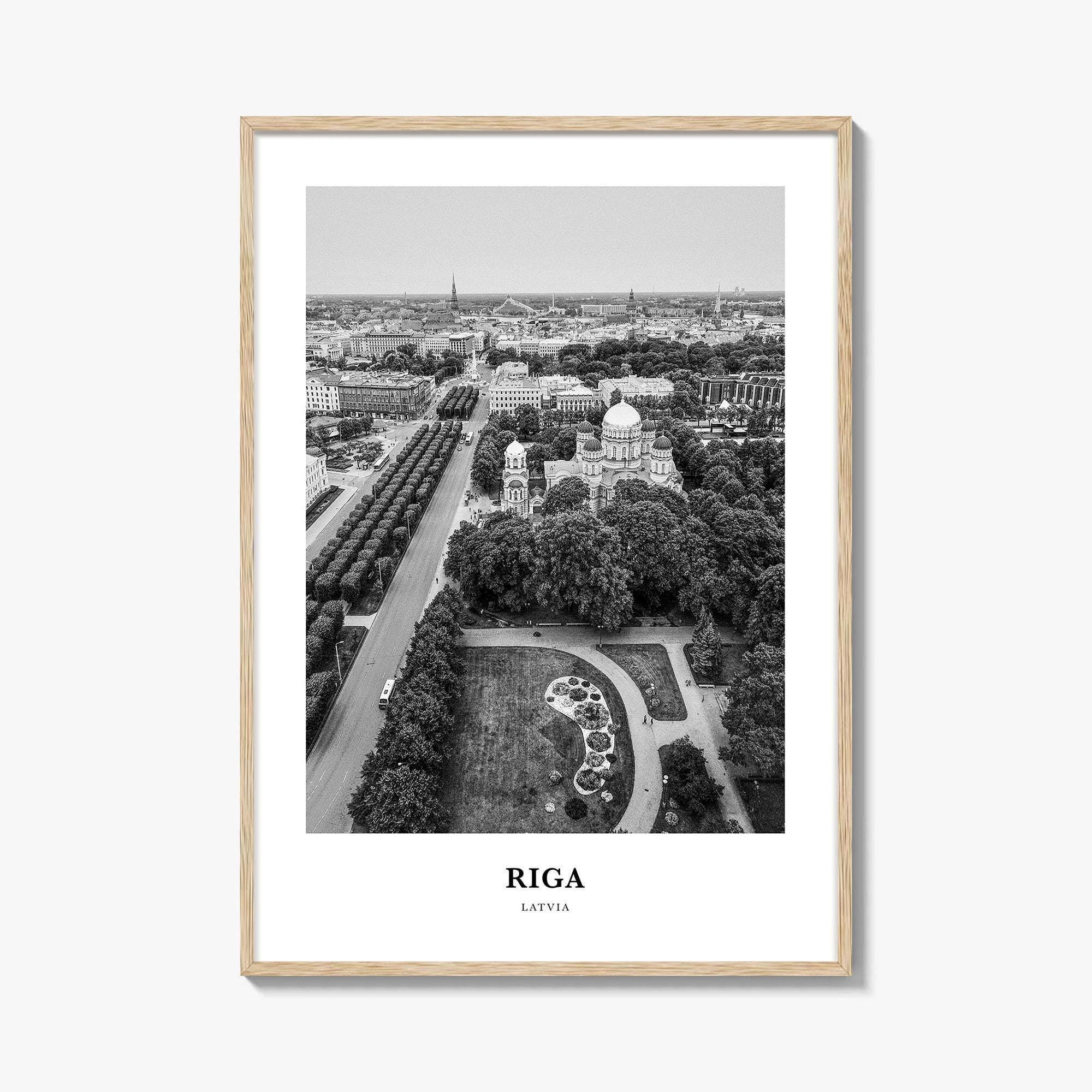 Riga Wall Art, Riga Wall Decor, Riga Poster, Riga Home Decor, Riga Travel Gift, Riga Travel Print
