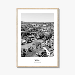 Bern Wall Art, Bern Wall Decor, Bern Poster, Bern Home Decor, Bern Travel Gift, Bern Travel Print