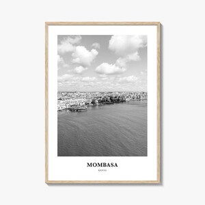 Mombasa Wall Art, Mombasa Wall Decor, Mombasa Poster, Mombasa Home Decor, Mombasa Travel Gift, Mombasa Travel Print